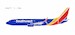 Boeing 737-800 Southwest Airlines N8657B Heart livery with halogen landing lights; with scimitar winglets 