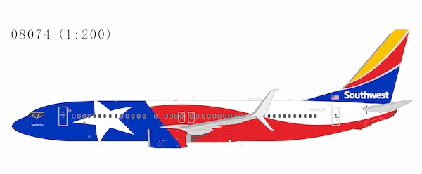 Boeing 737-800 Southwest Airlines N8660A new "Lone Star One"  08074