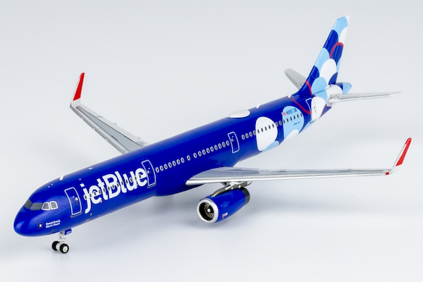Airbus A321-200 jetBlue Airways "Spotlight" N957JB "Knock, Knock, Blue's There!" 13107