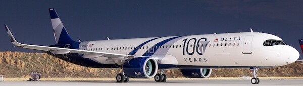 Airbus A321neo Delta Air Lines "100th anniversary" N589DT 13130