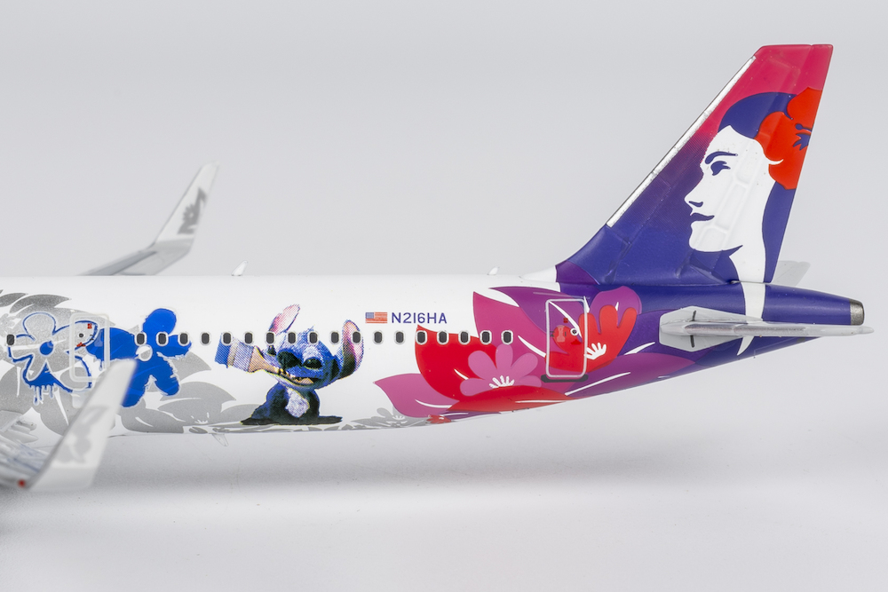 NG Models 13134 Airbus A321neo Hawaiian Airlines N216HA Disney'