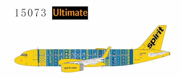 Airbus A320-200 Spirit Airlines "Winter Sweater Livery" N628NK Ultimate 15073