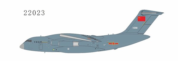 Xian Y20 PLA Air Force People's Liberation Army Air Force 11256 Low viz livery with national flag 22023