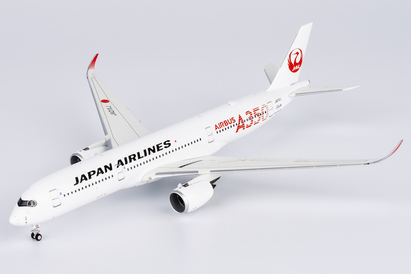 Airbus A350-900 JAL Japan Airlines red "AIRBUS A350" titles JA01XJ 39095