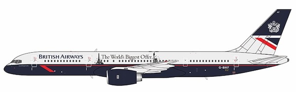 Boeing 757-200 British Airways landor "the World's Biggest Offer" G-BIKN 42009