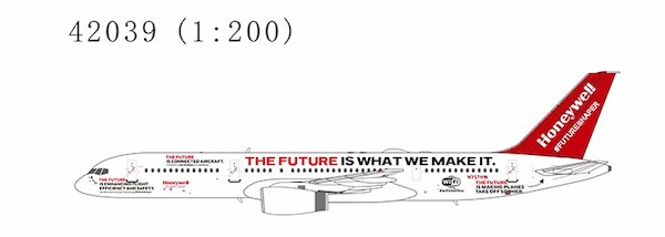 Boeing 757-200 Honeywell Aviation Services "the future is what we make it." N757HW 42039