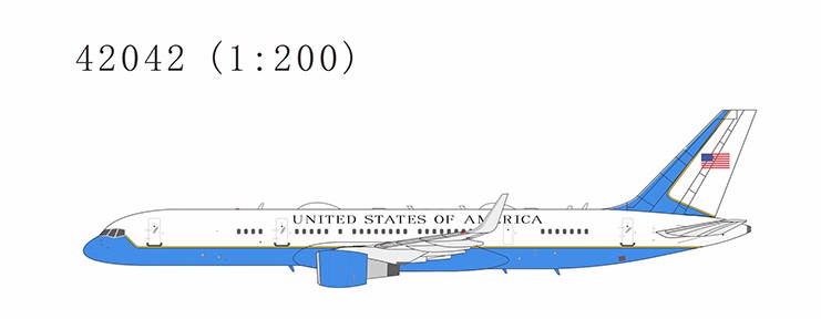 Boeing VC-32A 1/200 モデルプレーン InFlight 1/200 IFC32USA01, U.S.A.F. Boeing C-32A “Air Force