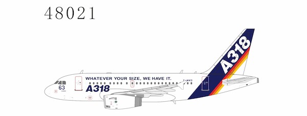 Airbus A318-100 Airbus Industrie "What Ever Your Size, We Have It." F-WWIB 48021