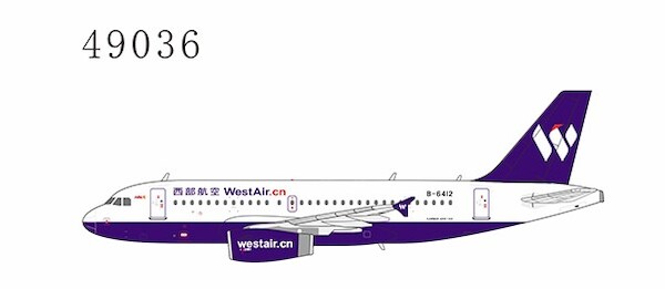 Airbus A319-100 West Air B-6412 49036
