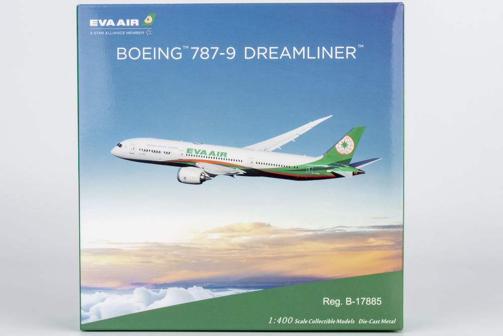 NG Models 55145 Boeing 787-9 Dreamliner Eva Airways B-17885