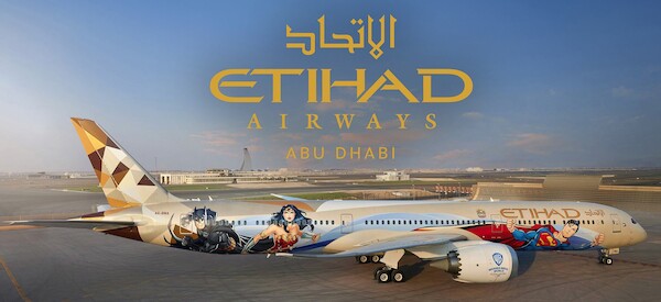 Boeing 787-10 Dreamliner Etihad Airways "Warner Bros. World" A6-BMA 56031