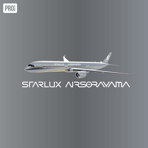 Airbus A350-1000 Starlux Airlines B-58553 Airsorayama Silver  57046