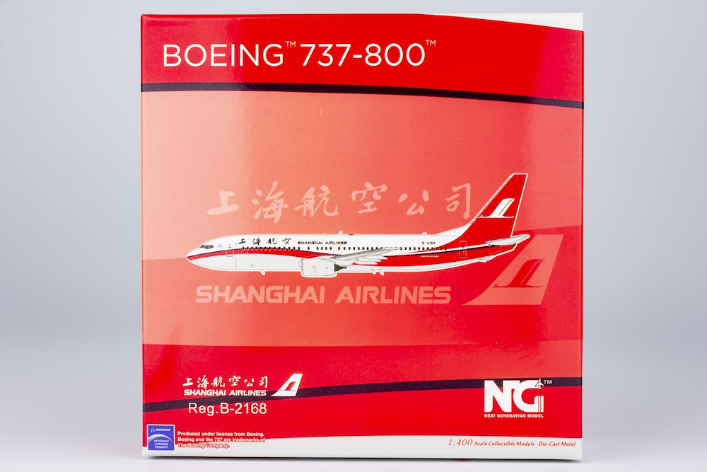NG Models 58181 Boeing 737-800 Shanghai Airlines B-2168