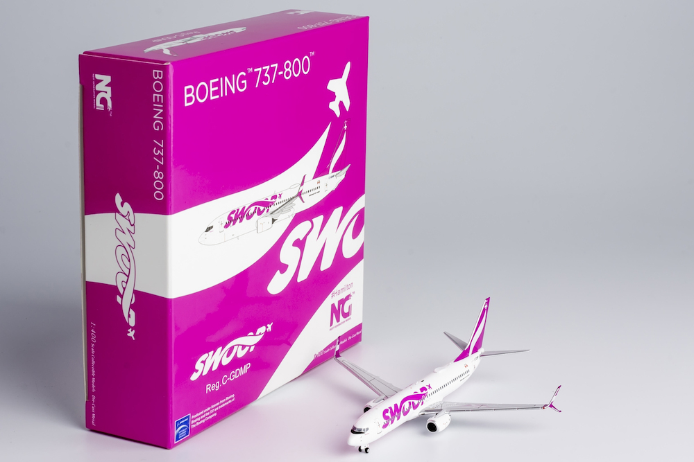 NG Models 58205 Boeing 737-800 Swoop Airlines Hamilton C-GDMP