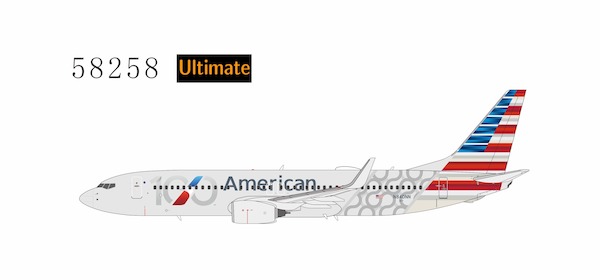 Boeing 737-800/w American Airlines N840NN 100th Anniversary; Luxurious packaging 58258