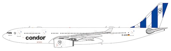 Airbus A330-200 Condor D-AIYB blue tail 61052