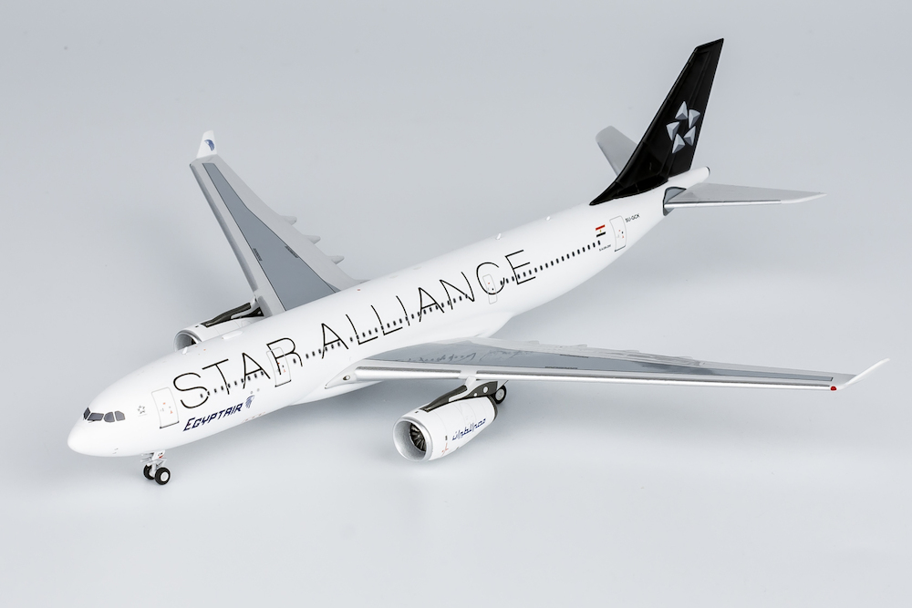 NG Models 61086 Airbus A330-200 EgyptAir Star Alliance SU-GCK