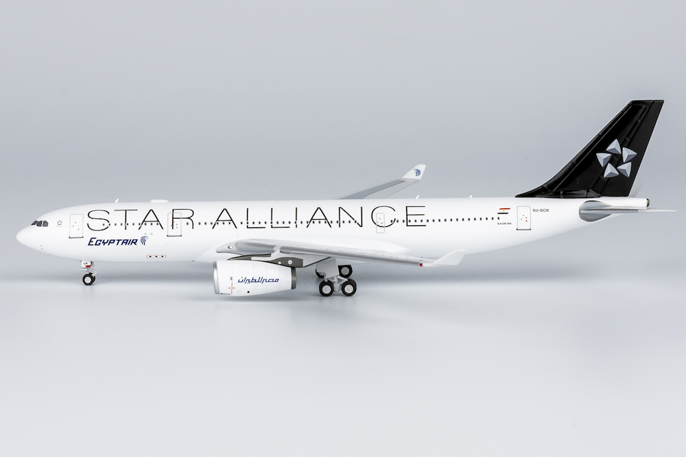 NG Models 61086 Airbus A330-200 EgyptAir Star Alliance SU-GCK