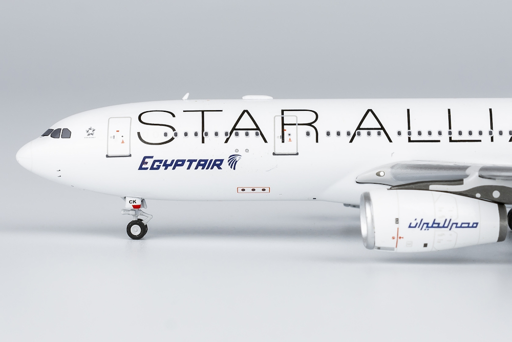 NG Models 61086 Airbus A330-200 EgyptAir Star Alliance SU-GCK