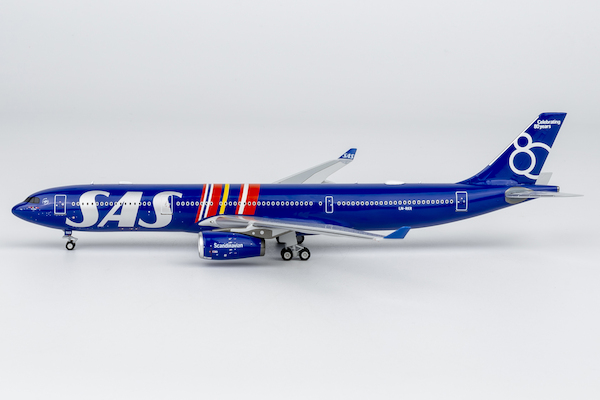 Airbus A330-300 SAS Scandinavian Airlines "Celebrating 80 Years" LN-RKR Luxurious Packaging  62087