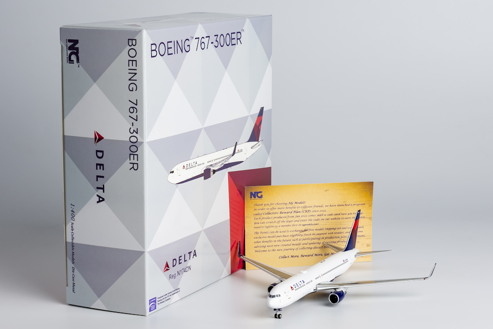 agenono出品 NG Models 6971898170011 Boeing 767-300ER Delta Air Lines N174DN P
