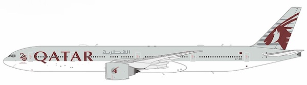 Boeing 777-300ER Qatar Airways A7-BEE 25 years of excellence 73010