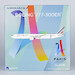 Boeing 777-300ER Air France F-GZNP Paris JO 2024 sticker  73050