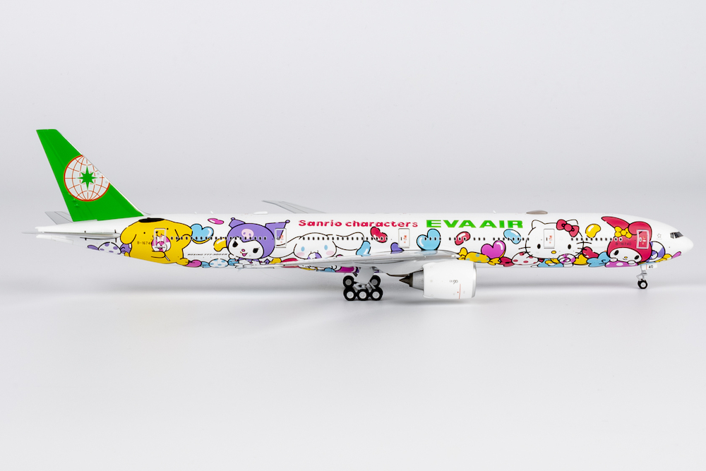 レモンパワーセット✩.*˚ NG Models 73074 Boeing 777-300ER Eva Air HELLO KITTY “Candy Jet