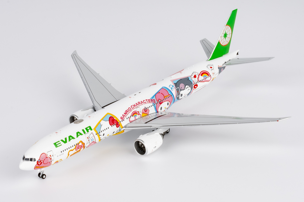NG Models 73075 Boeing 777-300ER Eva Air Hello Kitty Besties Jet