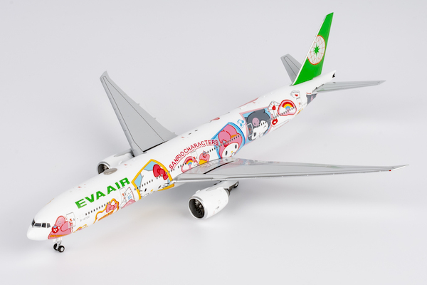 Boeing 777-300ER Eva Air Hello Kitty Besties Jet B-16722 73076