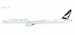 Boeing 777-300ER Cathay Pacific Airways B-KPO large titles; "80 Years Together" sticker 