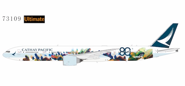 Boeing 777-300ER Cathay Pacific Airways B-KQU The Spirit of HongKong - West Kowloon Cultural District Luxurious packaging  73109 ULTIMATE
