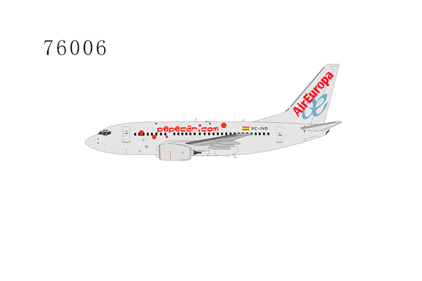 Boeing 737-600 Air Europa EC-IND 'Pepecar.com' 76006