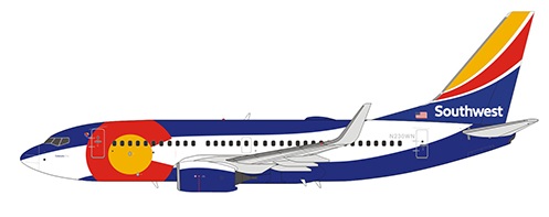 Boeing 737-700 Southwest Airlines N230WN Colorado One (Heart One cs) 77021