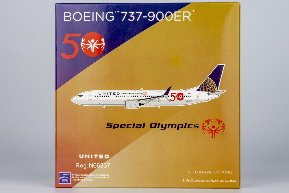 NG Models 79015 Boeing 737-900ER United Airlines Special Olympics