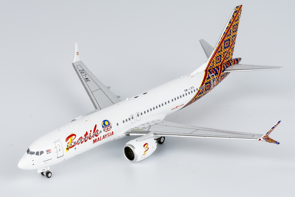 NG Models 88012 Boeing 737 MAX 8 Batik Air Malaysia / Malindo Air