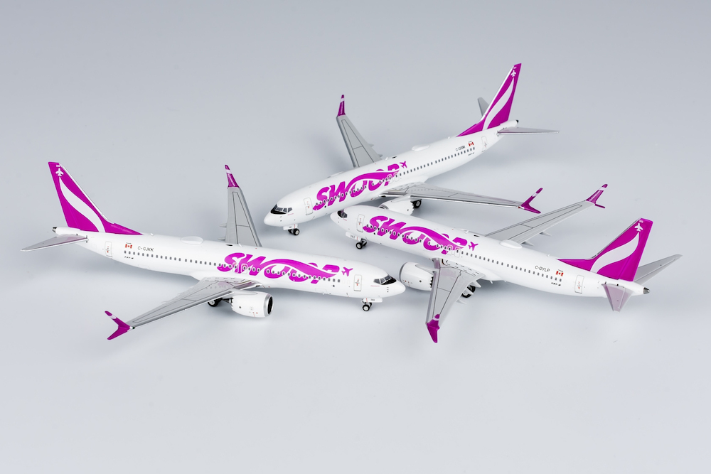 NG Models 88021 Boeing 737 MAX 8 Swoop Airlines C-GJKK