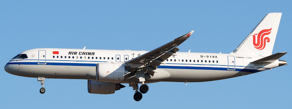 COMAC C919 Air China B-919X XX1008