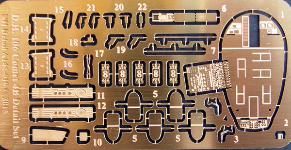 DH106 Comet 4B Detailset (A-Model)  A144-019