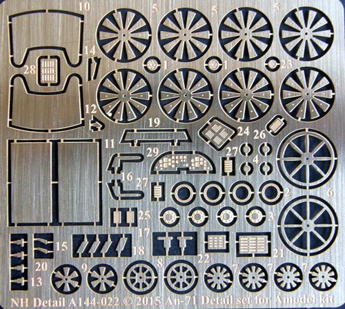 Antonov An71 Detailset (A-Model)  A144-022