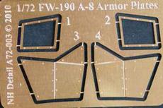 Focke Wulf FW190A-8 Armour plates  A72-003