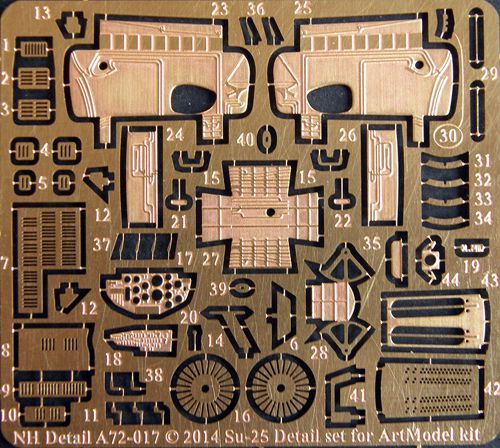 Suchoi Su25 Detail set (Art-Model)  A72-017