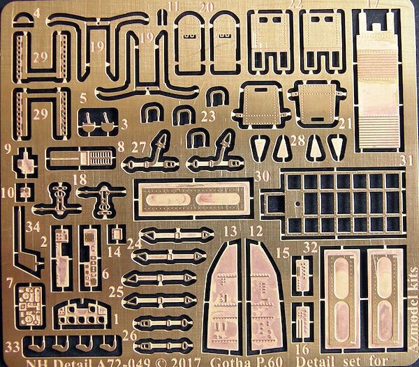 Gotha P.60 Detail Set (AZ Models)  A72-049