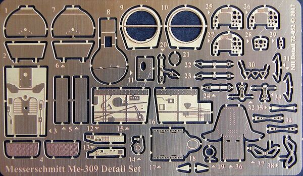 Messerschmitt Me-309 Detail Set for RS  A72-052