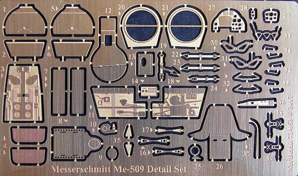 Messerschmitt Me-509 Detail Set for RS A72-053