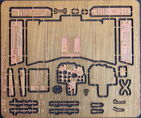 MiG21MF Fishbed Interior set for KP A72-055