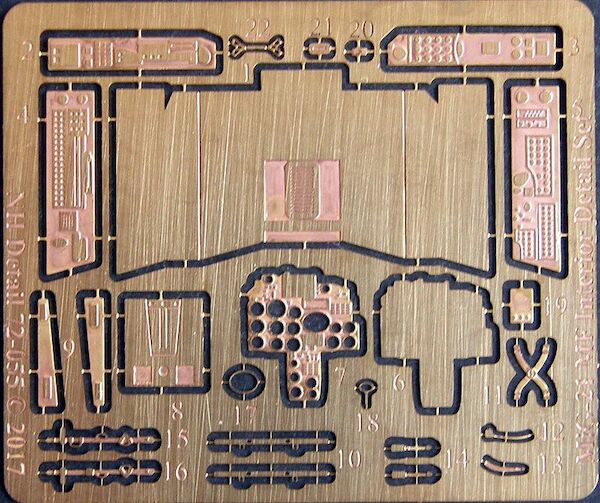 MiG21MF Fishbed Interior set for KP  A72-055