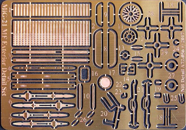 MiG21MF Fishbed Exterior set for KP  A72-056