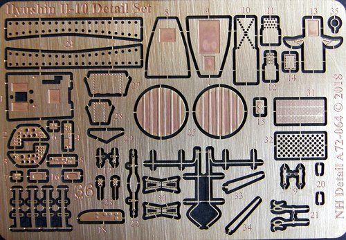 Ilyushin Il-10 Detail Set (FLY 72037) A72-064
