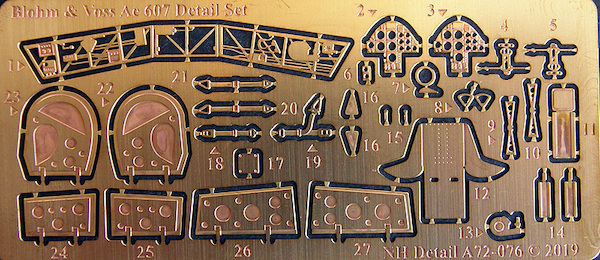 Blohm & Voss AE607 Detail Set (RS Models)  A72-076